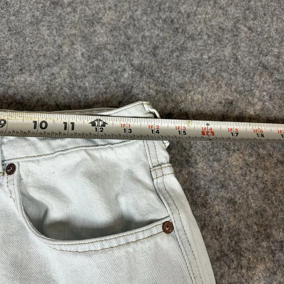 Industry Republic Clothing Midi Skirt Women's Size 4 Blue Denim W/Front Slit - Picture 6 of 7